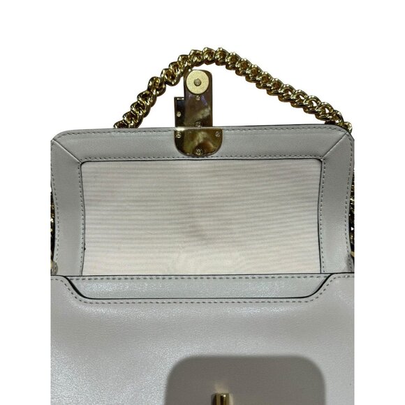 Marc Jacobs Purse The J Marc Shoulder Crossbody Bag Black Beige Cream Gold OS - Picture 9 of 16